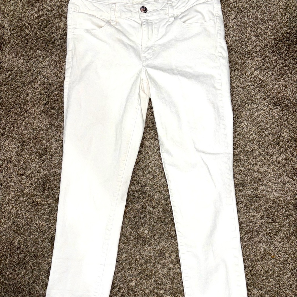 American Eagle White Jeans